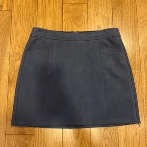 Loft size 12 Faux Suede skirt